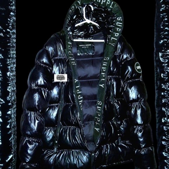 Rare Supply & Demand Goose Down Puffer Coat Similar To Moncler Quality And Style - Picture 1 of 10
